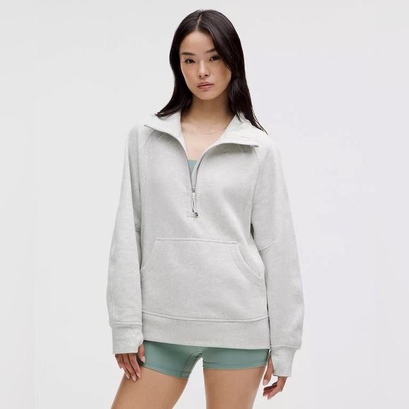 lululemon athletica Sweaters - Lululemon 1/4 zip scuba size M/L